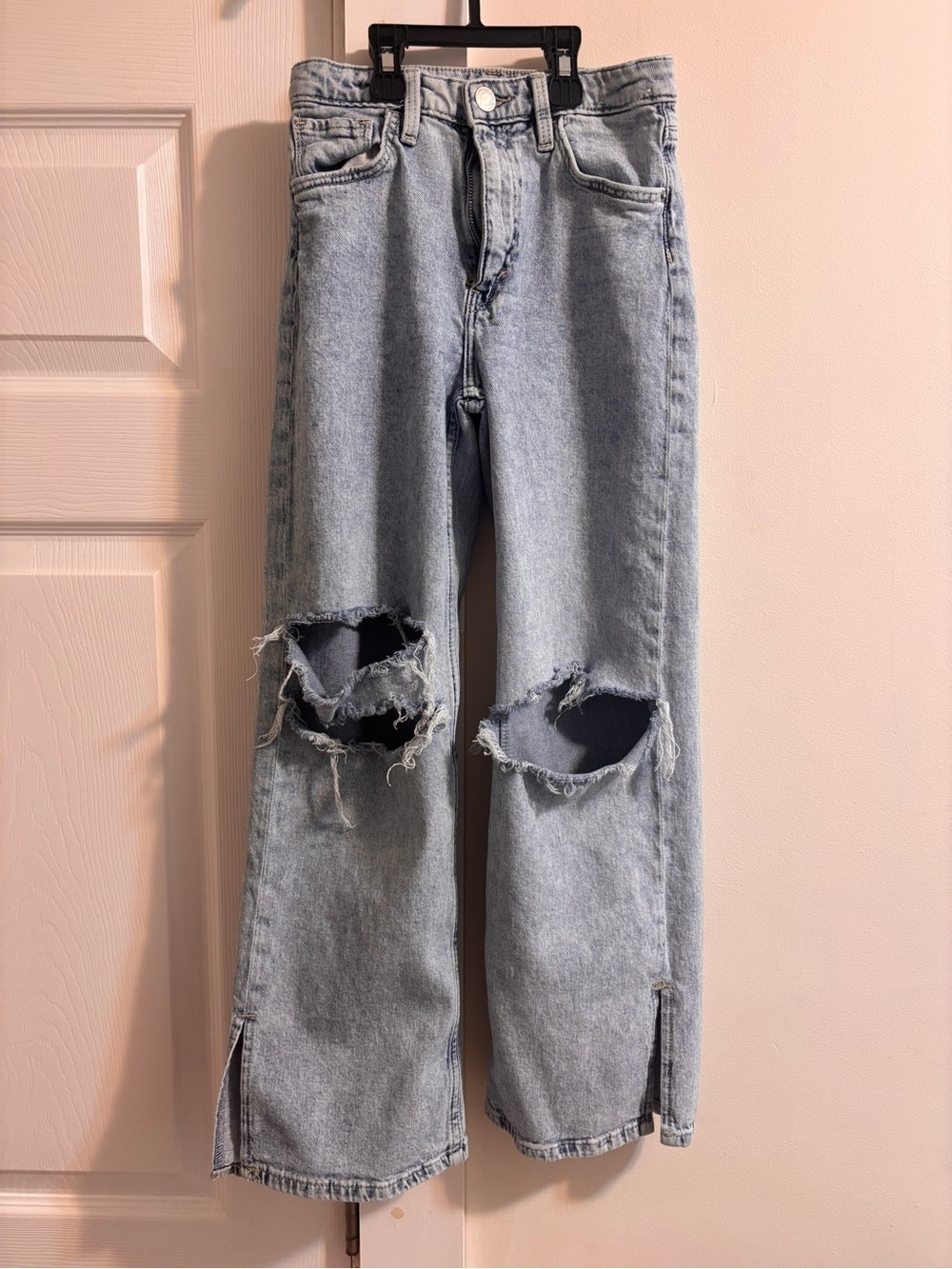 Light Blue Distressed H&M girls Jeans